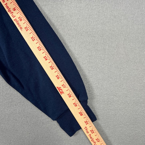 Y2K Vail Colorado Hoodie Fits Medium 2000s Distressed Navy Blue Hanes Pullover - Picture 12 of 12